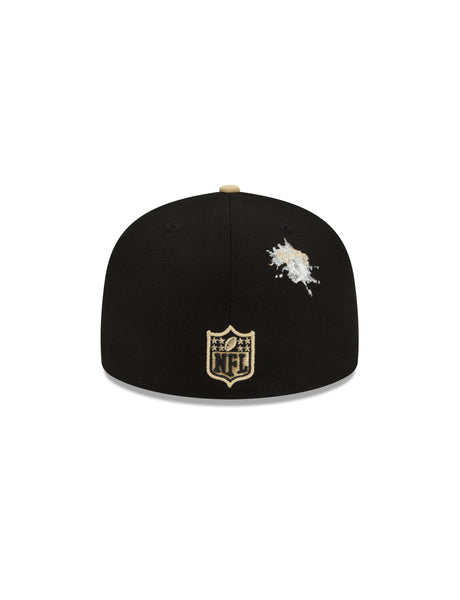 Staple x NFL x New Era 59FIFTY Cap Pittsburgh Steelers Black - 7 3/8