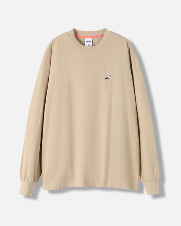 L/S Emb Pigeon Tee - Tee | Staple Pigeon