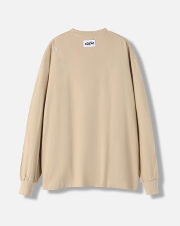 L/S Emb Pigeon Tee - Tee | Staple Pigeon