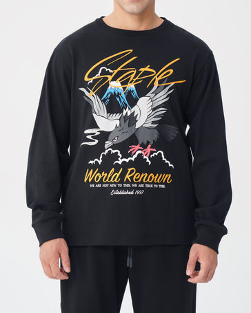 Moonrise L/S Tee - Tee | Staple Pigeon