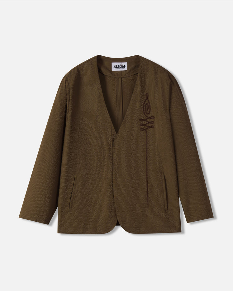 Bryant Emb Cardigan - Jacket | Staple Pigeon