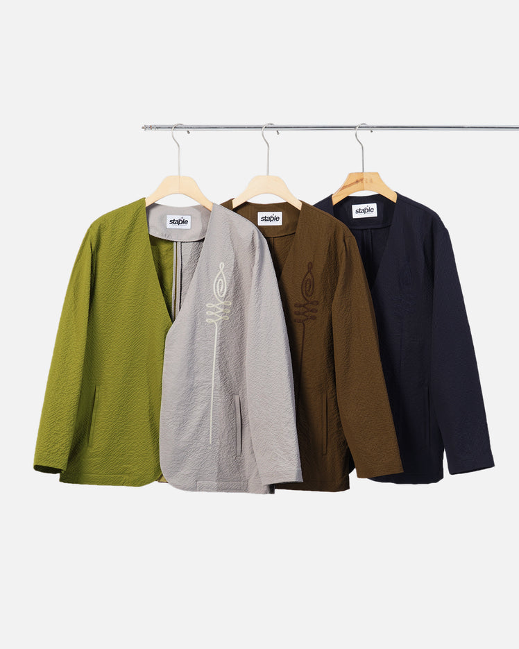 Bryant Emb Cardigan - Jacket | Staple Pigeon