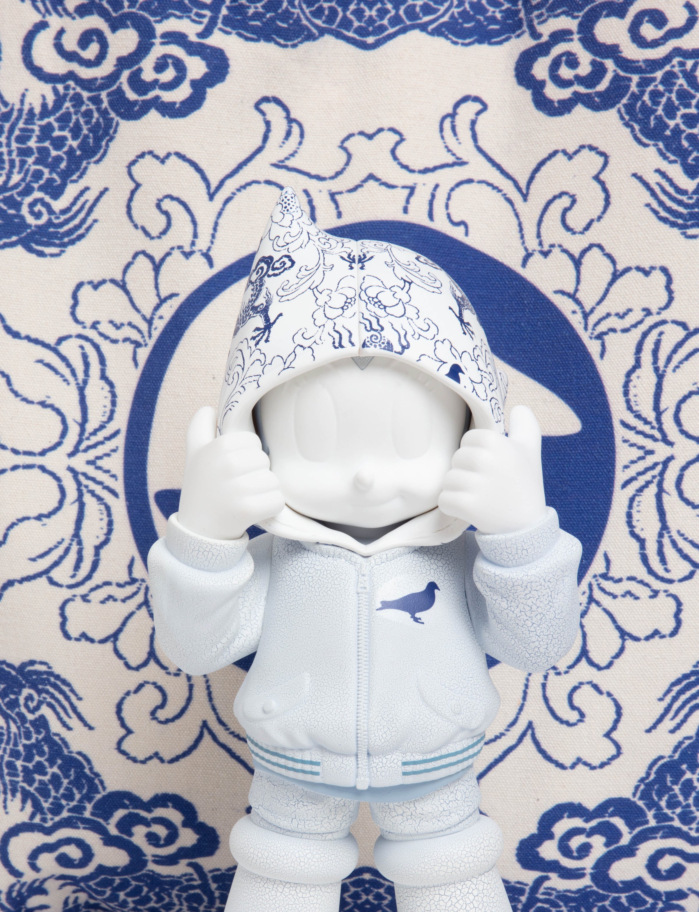 STAPLE x TOYQUBE 'Astro Boy Hoodie' (Concrete) Vinyl Art Figure