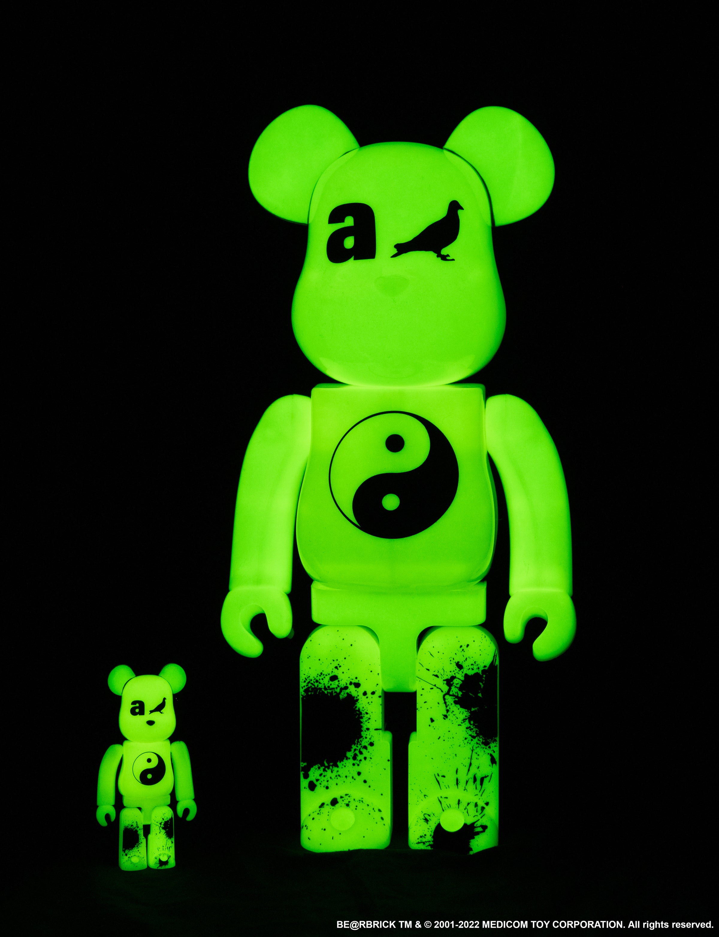 Staple x Atmos x Medicom Toy 400% and 100% Be@rbrick Set